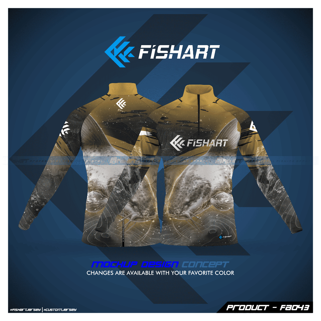 JERSEY MANCING CUSTOM IKAN LELE FISHART