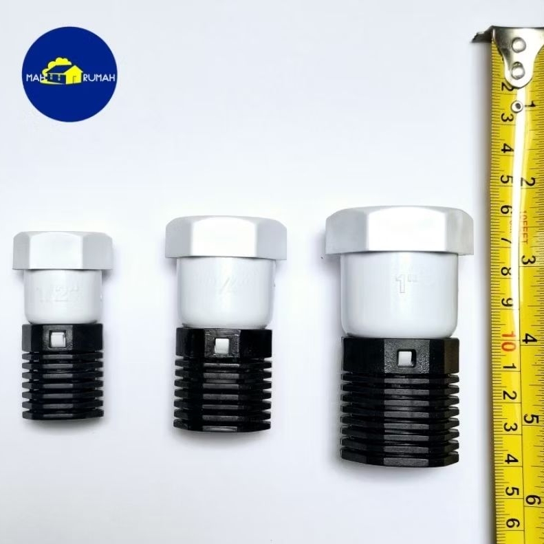 FOOT KLEP TUSEN Foot Valve Tusem PVC Plastik Saringan Katup Filter Pipa 1/2" 3/4" 1" inch - GMP