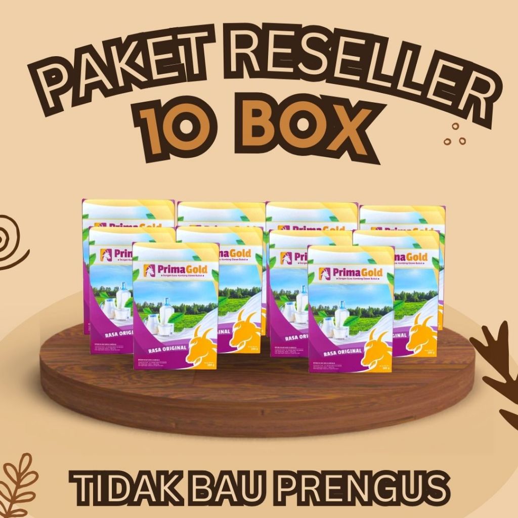 

{BISA COD} PRIMAGOLD SUSU KAMBING 10 BOX 200 GRAM