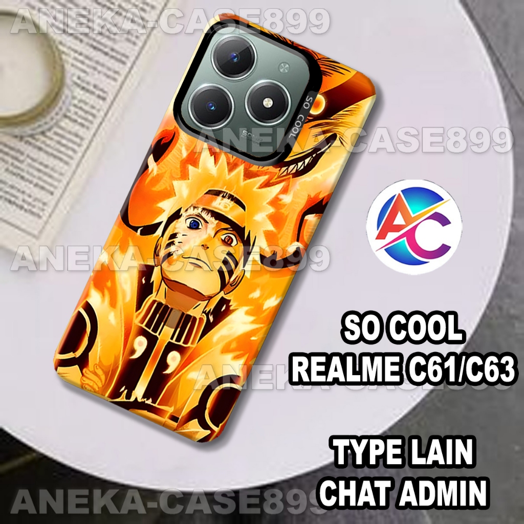 AC9/Case Hp Realme C61 - Realme C63 Terbaru 2024 Motif Cowok Case Berkualitas - OPPO - Casing Siliko