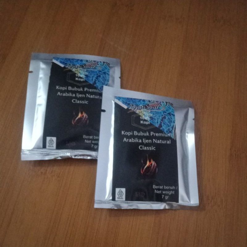 

Kopi Arabika Sachet Premium Ijen Bondowoso - 7 gr djatisoul