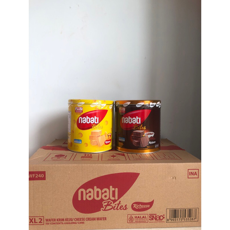 

NABATI WAFER COKLAT KALENG/ NABATI WAFER KALENG / NABATI WAFER COKLAT /NABATI WAFER (1 DUS 6 KALENG)