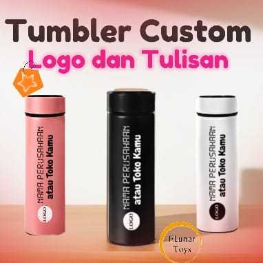 Tumbler Custom Logo Botol Minum Stainless Design Logo Perusahaan Souvenir Hadiah Design Logo Parodi 