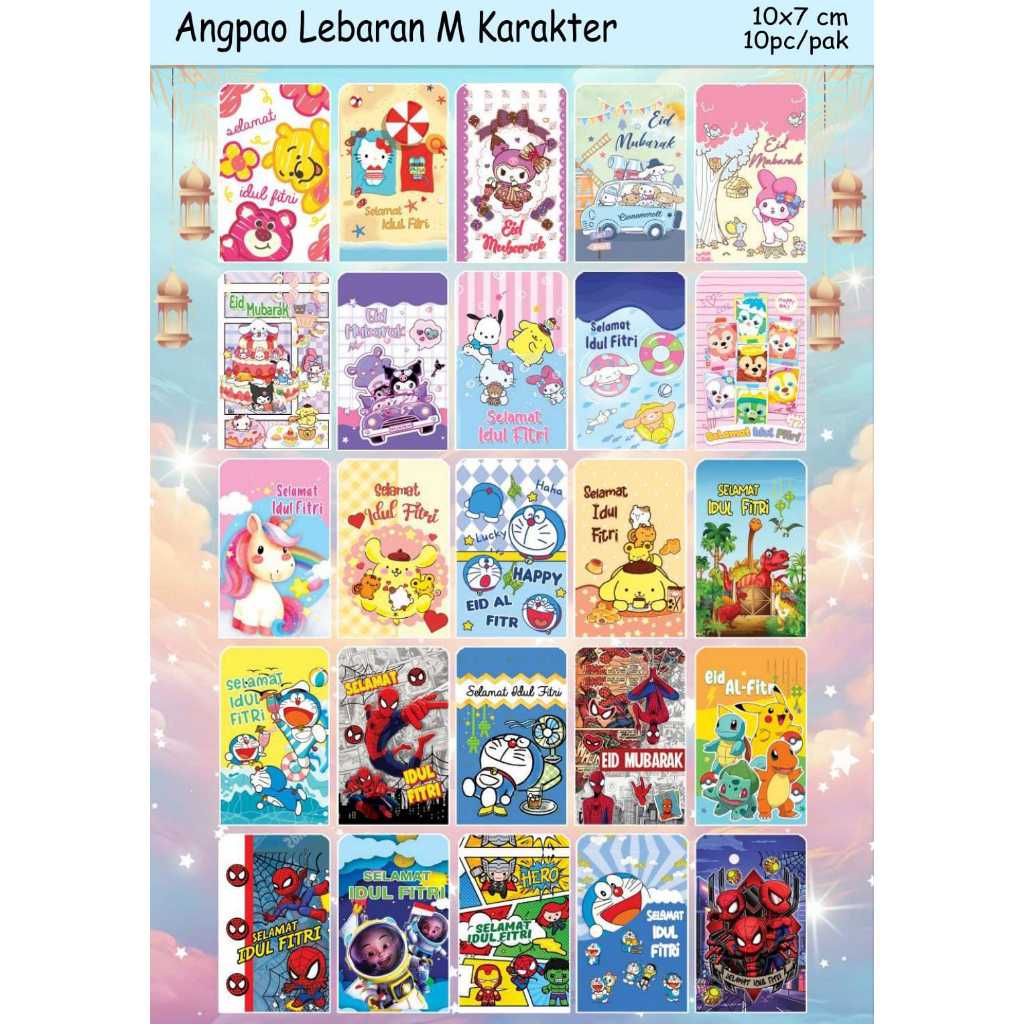 

Amplop angpau lebaran Size M 10cm * 7cm