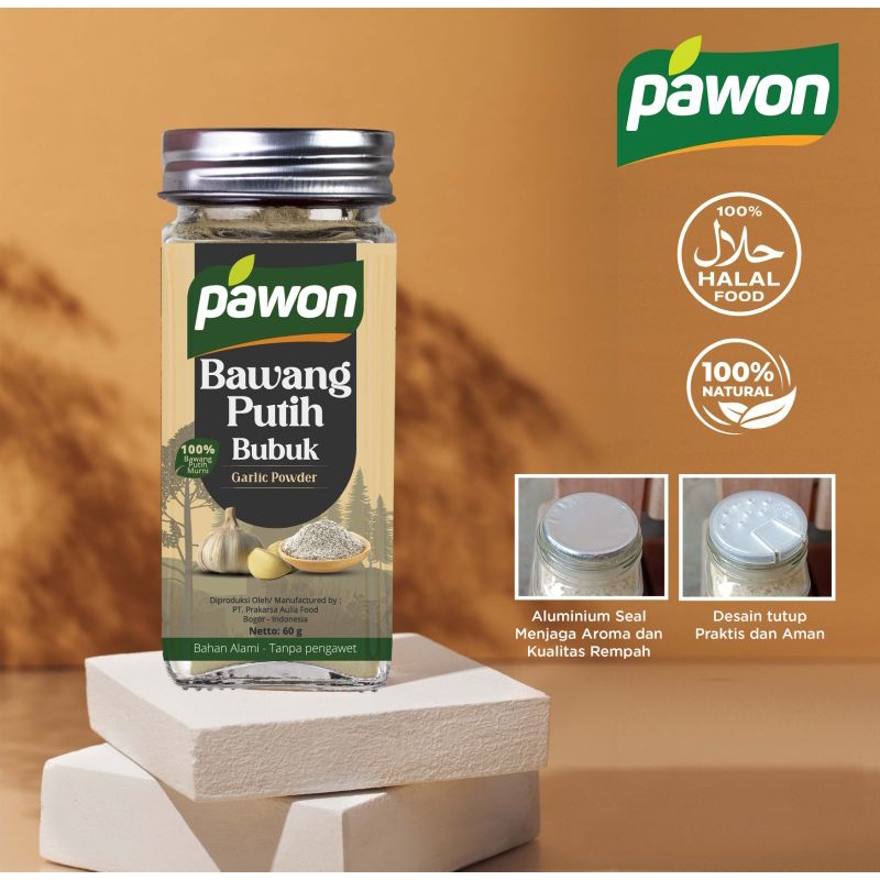 

Bawang Putih Bubuk Murni Pawon 43g
