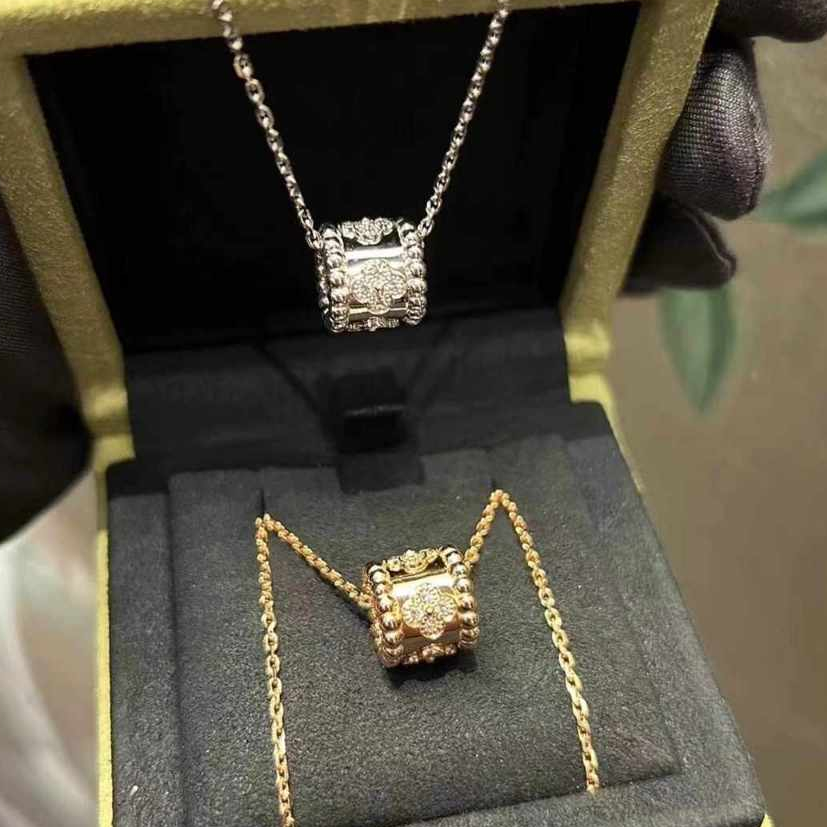 ❤  COD【17K /emas asli/750kadar】Perhiasan bola pinggiran bor kalung