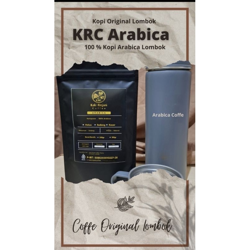 

KRC Arabica Kaki Rinjani Coffee 100% Original Lombok