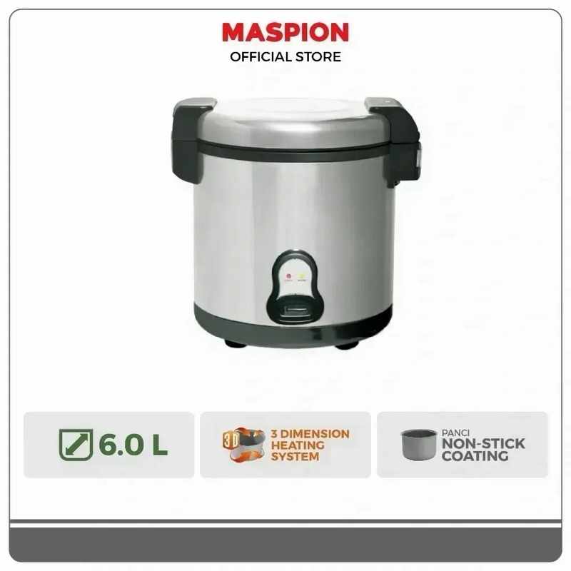 Maspion Rice Cooker Magic Com 6 Liter MMC-4015 BS