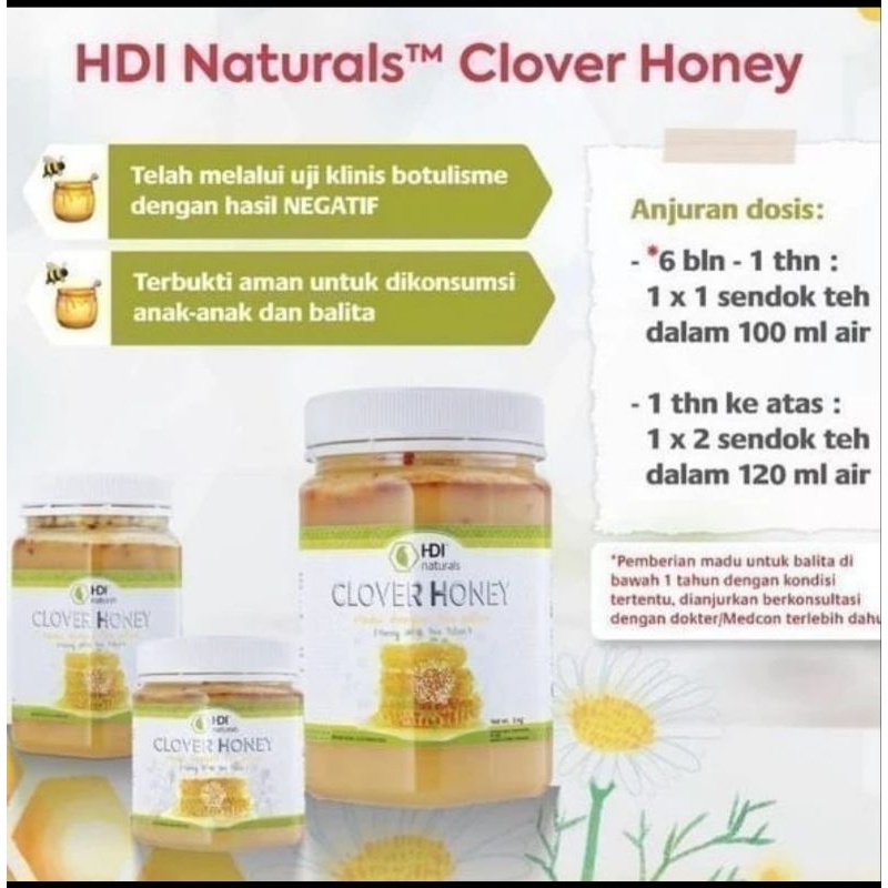 

clover honey 1kg/500g/250g original 100%