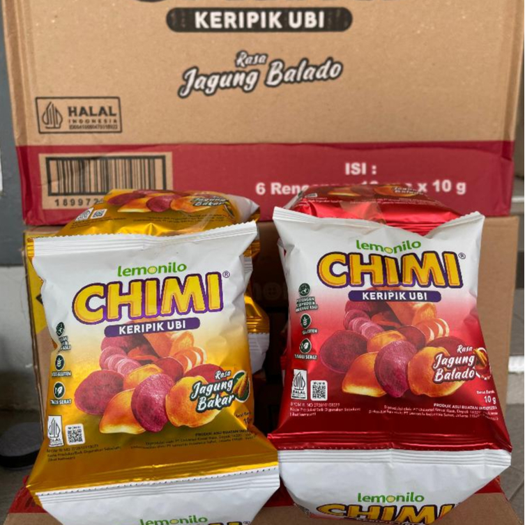 

LEMONILO CHIMI KRIPIK UBI 10 GR - RENCENG