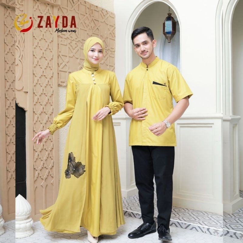 Couple sarimbit gamis dan koko jaleela by Zayda