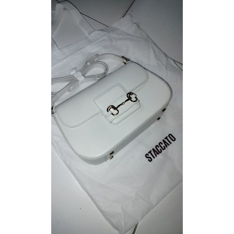[PRELOVED] STACCATO BEIGE SLING BAG
