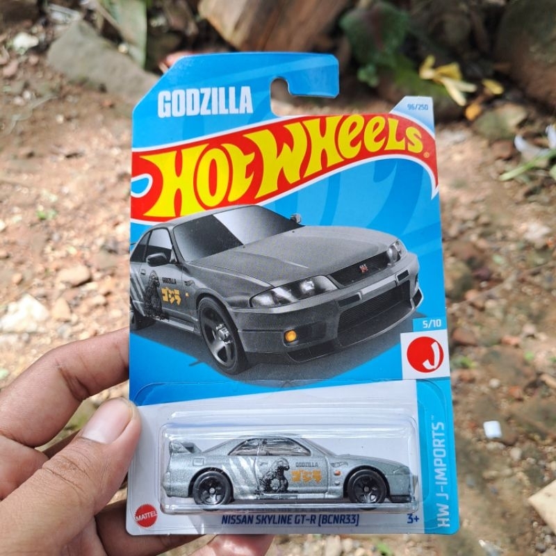 HOTWHEELS GODZILLA NISSAN SKYLINE GTR R33