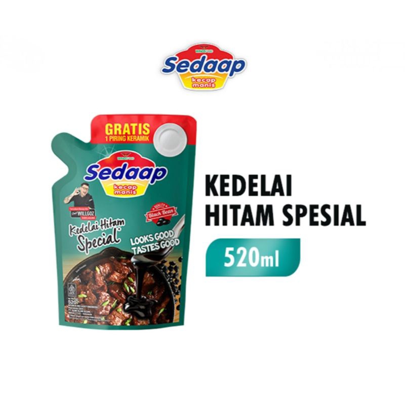 

Kecap Sedap Kedelai Hitam 520 ml