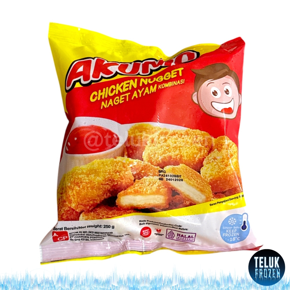 

akumo nugget 250gr / akumo naget ayam / nuget ayam akumo 250gram