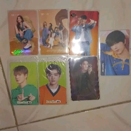 Photocard Jisung, Jaemin, Lucas, Lia + Group. Lemonilo Tos Tos NeoCoffe Indomilk