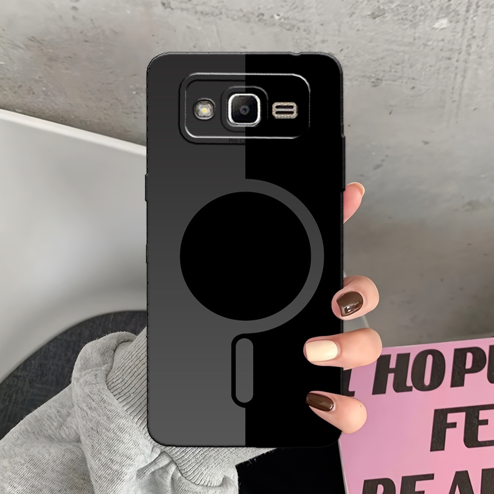 SOFTCASE SILIKON UNTUK HP SAMSUNG GALAXY J2 PRIME DENGAN DESAIN GAMBAR RING DUA WARNA ~ BAHAN KARET 
