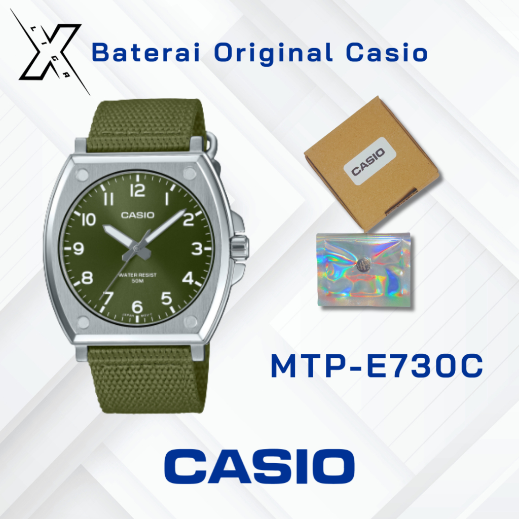 Baterai Jam Tangan Casio E730C Original