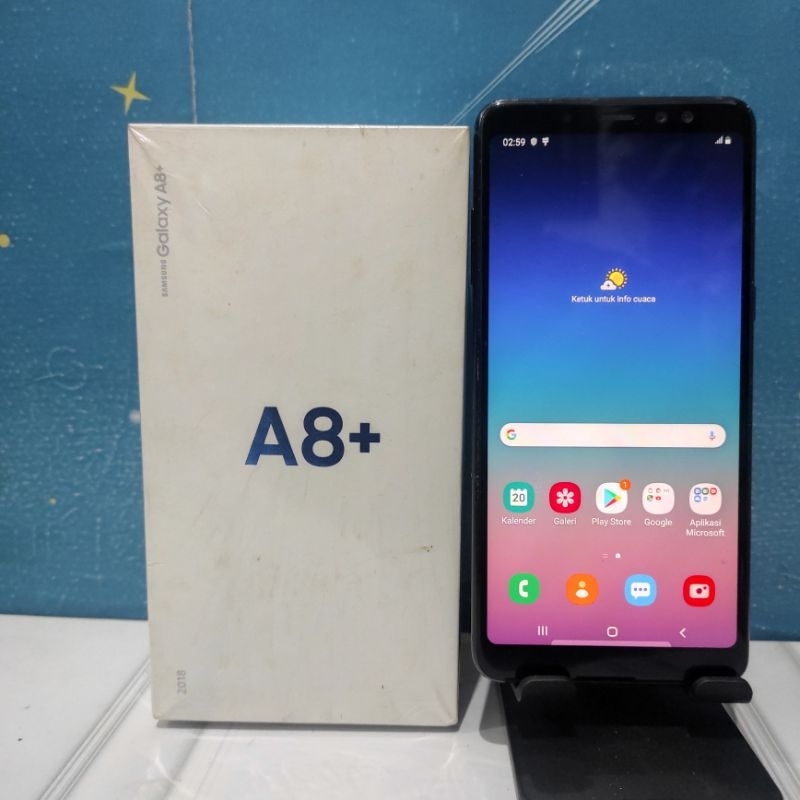 Samsung A8 plus 6/64 2018  bekas original resmi