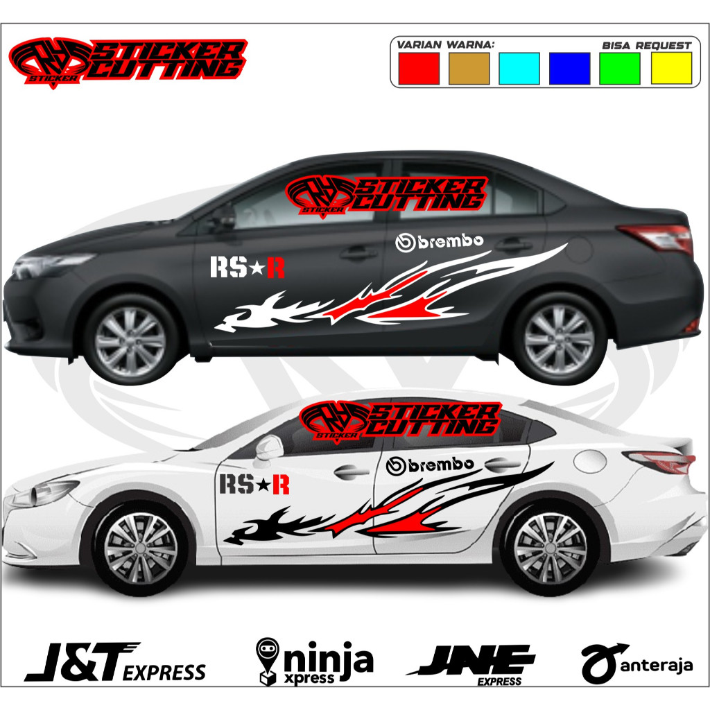stiker stiker mobil stiker toyota vios stiker body mobil vios stiker list variasi toyota vios stiker