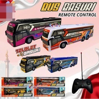 Jsp basuri rc golden first class bus mainan bis telolet basuri remote control mainan mobil anak - Js