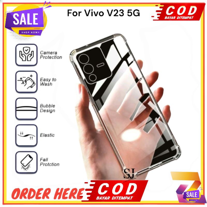 Case Vivo V23 5G  Case Anti Crack Shocproof TPU Casing