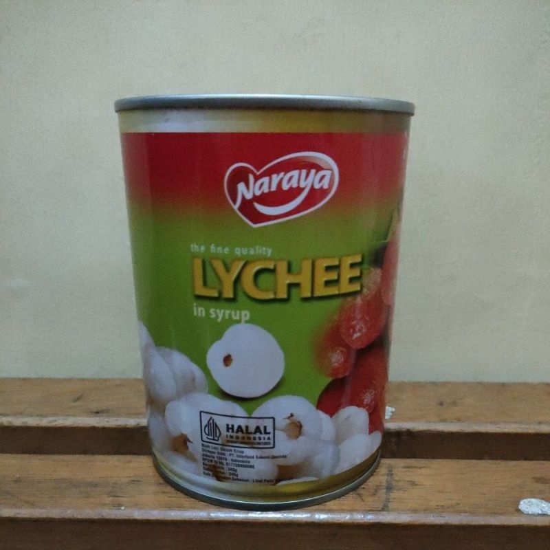 

Naraya Lychee 575 gr / Manisan Buah Kalengan / Naraya Buah Kaleng