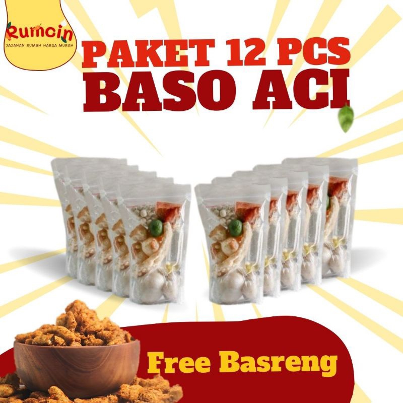

Paket Baso Aci 12 Pcs [Free Basreng] Pedas Gratis Ongkir - RUMCHIN