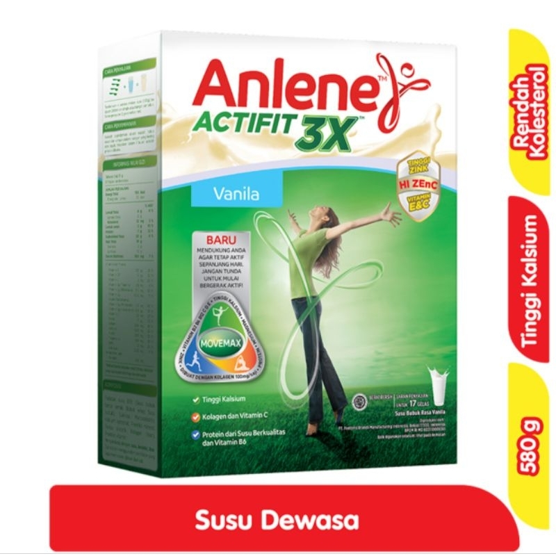 

ANLENE ACTIFIT 3X 580G