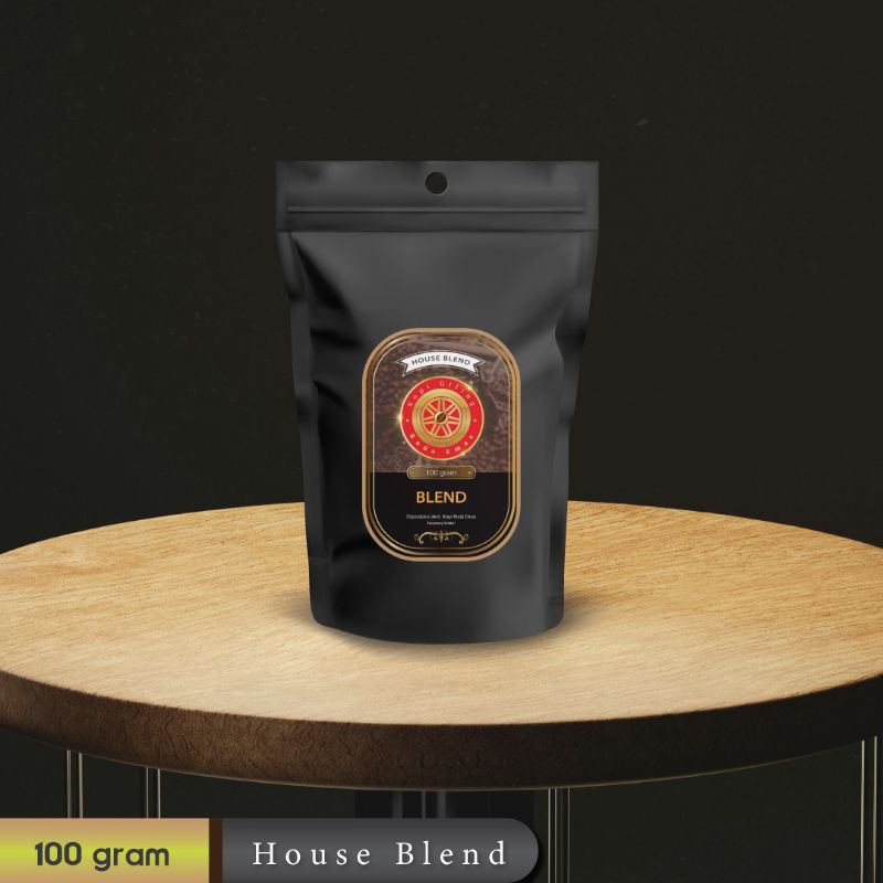 

Kopi House Blend Roda Emas Kemasan 100g