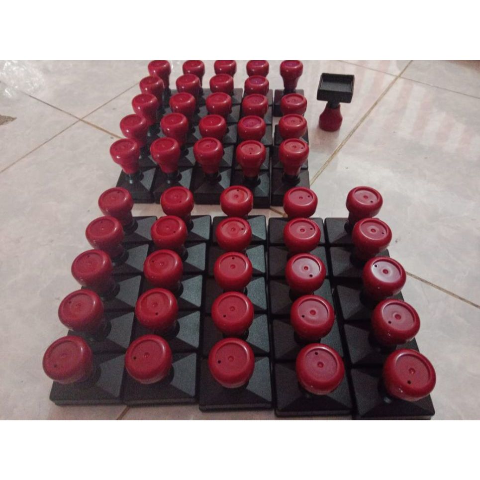 Gagang Stempel Flash Bulat