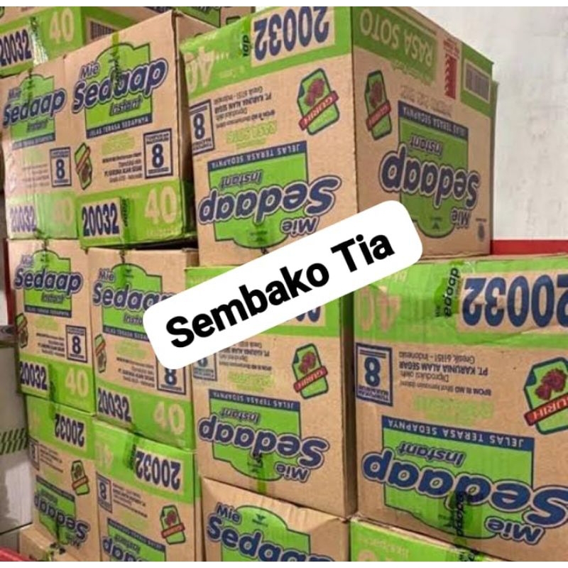 

Sedaap soto karton isi 40 biji