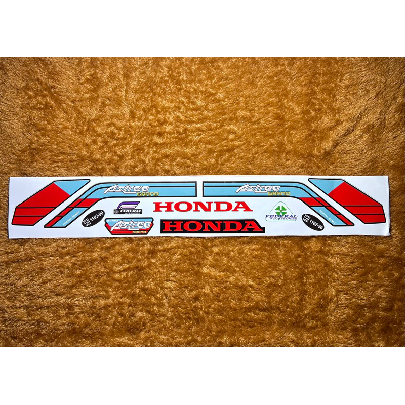 STIKER HELM ASTREA GRAND BULUS helm honda astrea grand repro helm retro astrea grand