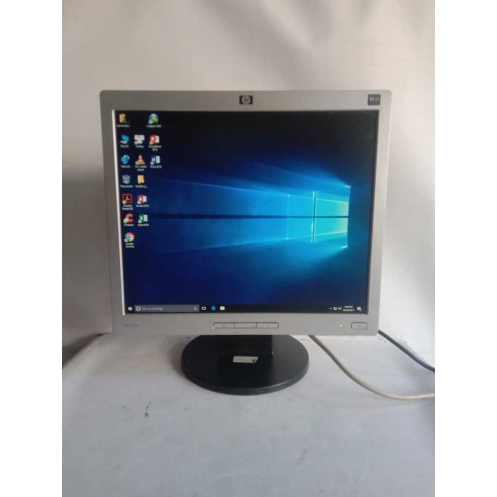lcd monitor hp l1706 kondisi minus layar berembun