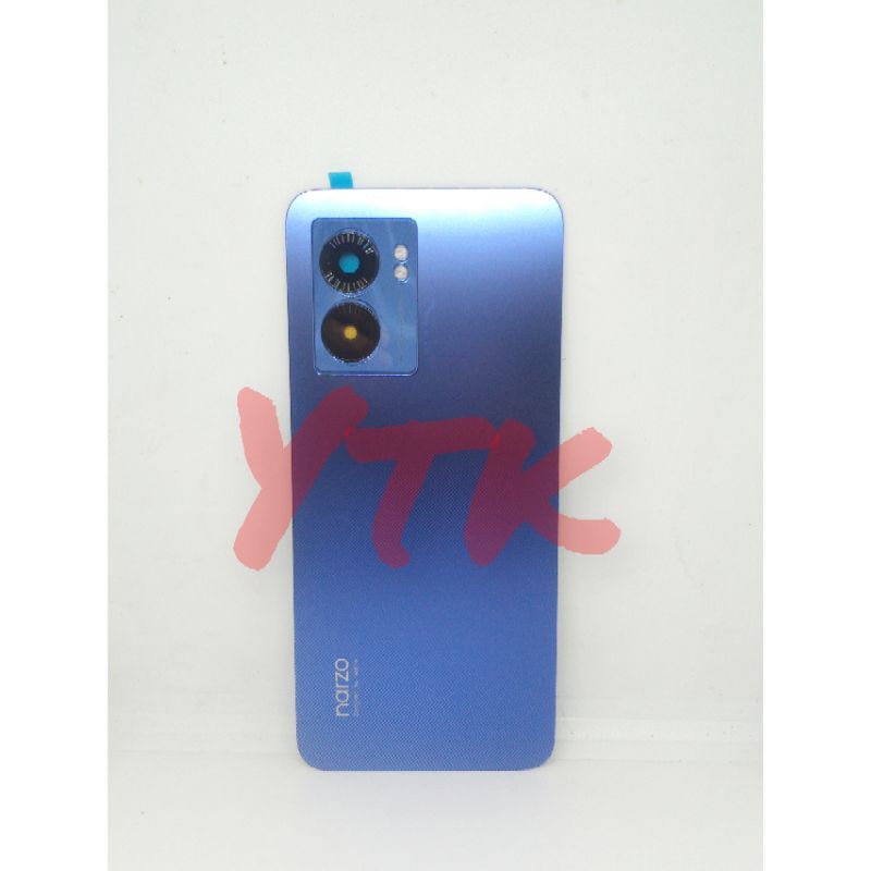 BACKDOOR/CASING/KESING TUTUP BELAKANG NARZO 50 5G(ORIGINAL + RING KACA KAMERA)