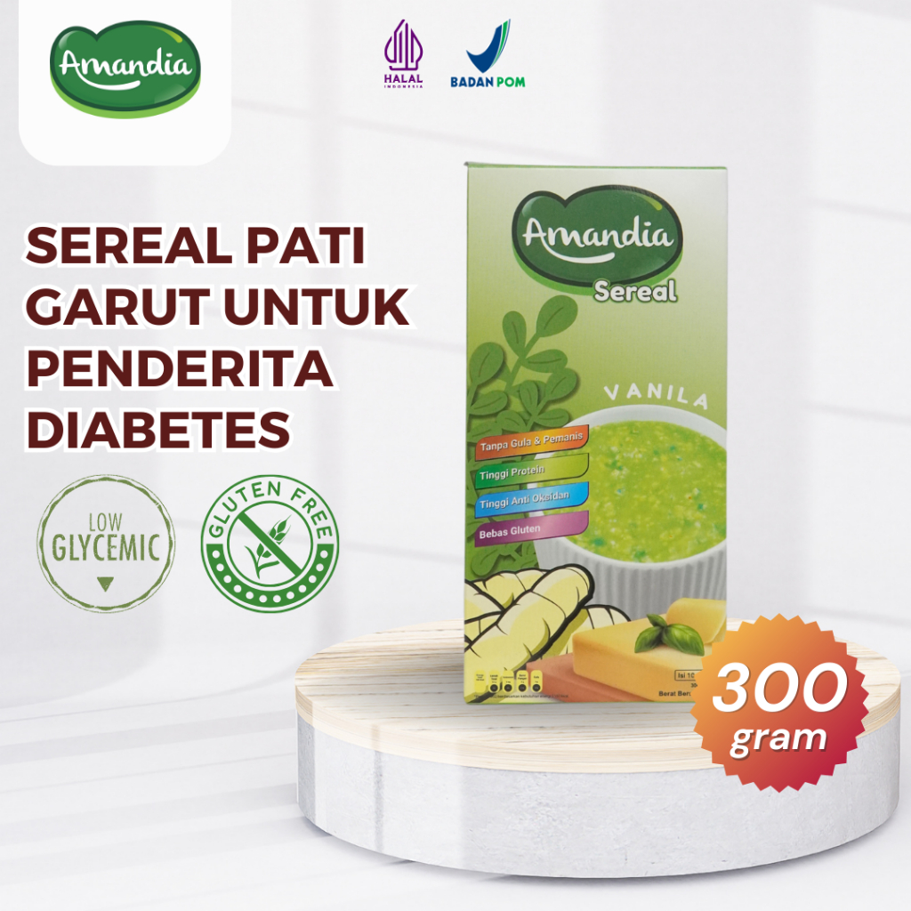 

Sereal Amandia Vanilla Aman Untuk Penderita Diabetes 300gr