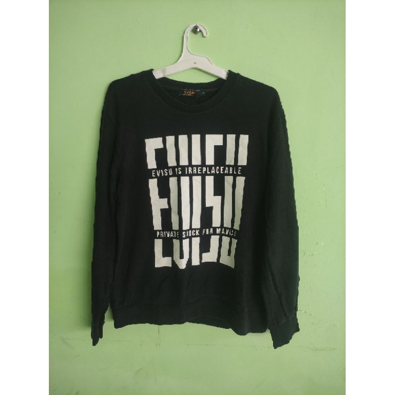 crewneck evisu big logo