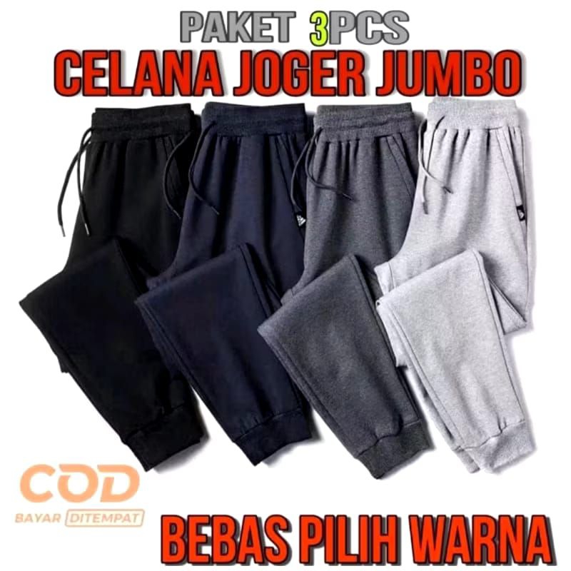 Jogger / Celana Panjang Jogger 70 ribu 3pcs / Celana Panjang Dewasa Pria Wanita