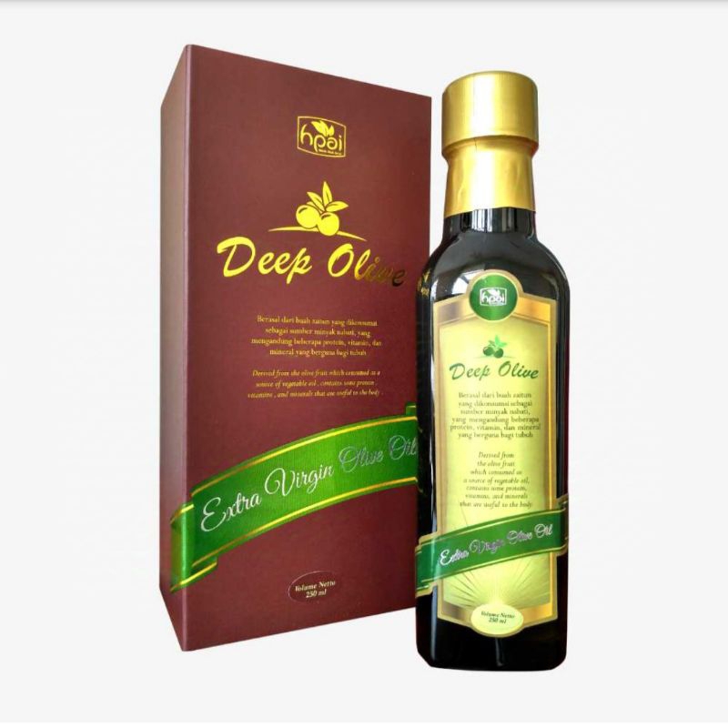 

Deep Olive Berasal dari Buah Zaitun yang dikonsumsi sebagai sumber minyak nabati, yang mengandung beberapa protein, vitamin, dan mineral yang berguna bagi tubuh Terlaris