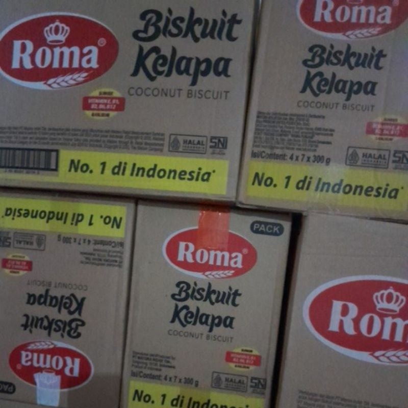 

ROMA KELAPA BISCUIT 300 GR ISI 28/ DOS