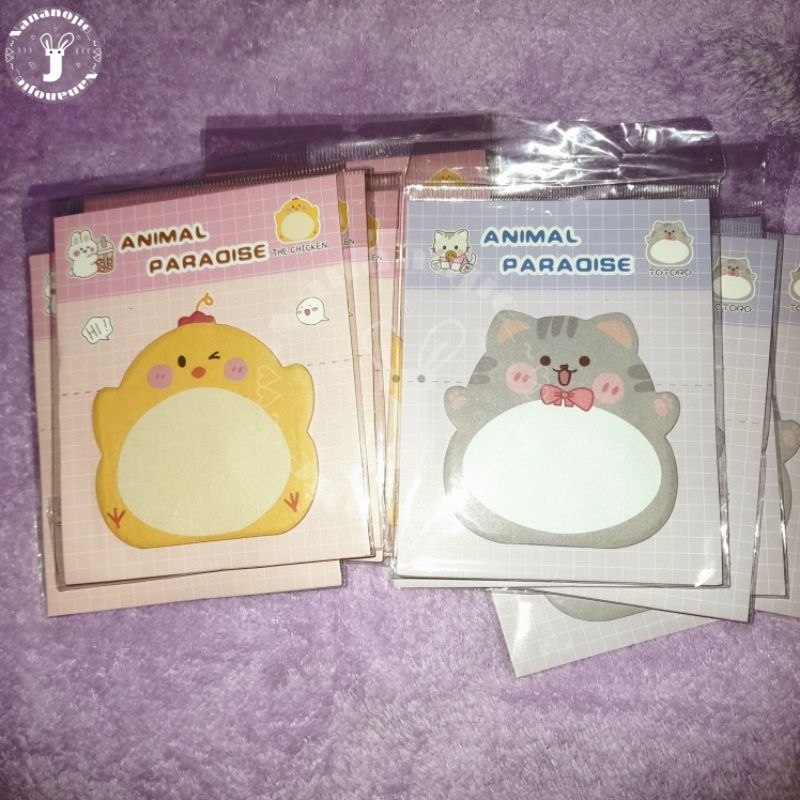 

STICKY NOTE karakter hewan mini lucu/MEMO lucu