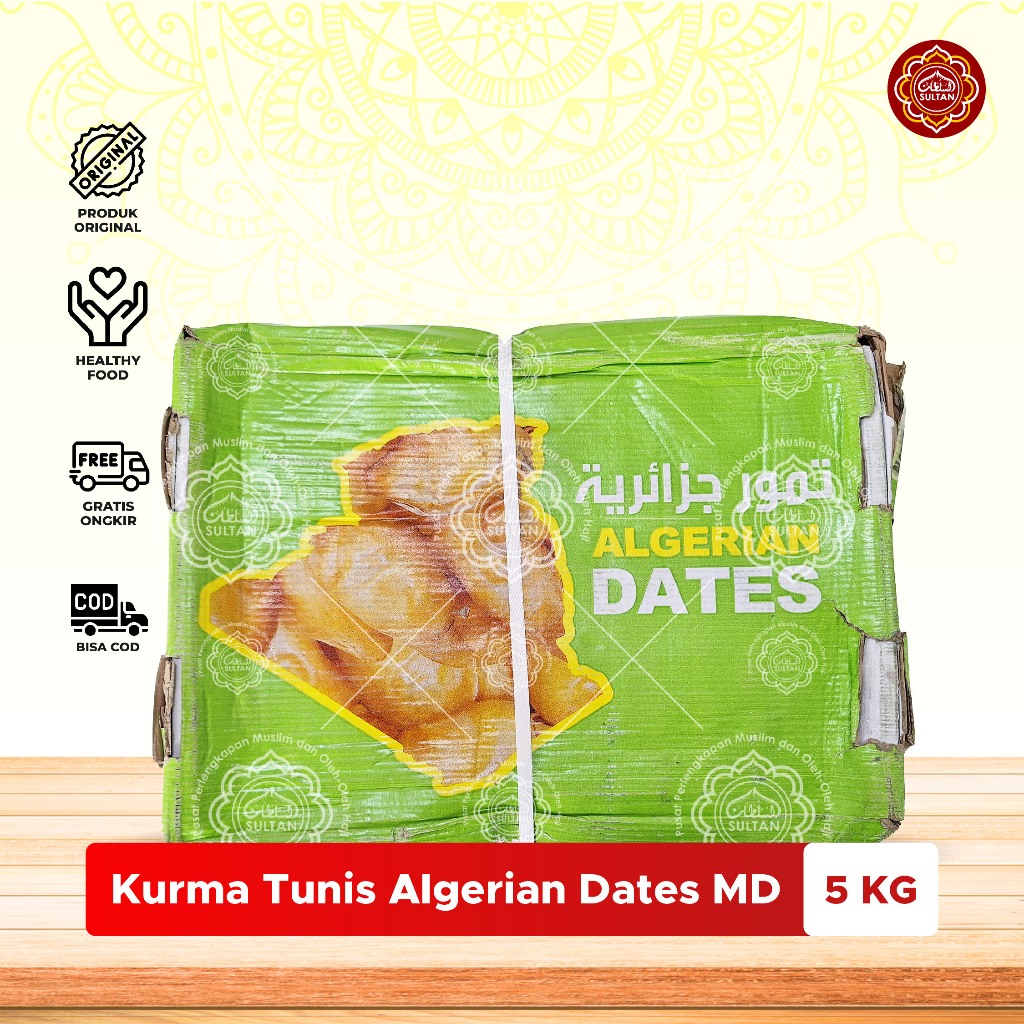

KURMA MADU ALGERIAN MD 5kg Kurma Tunisia Madu Premium Original