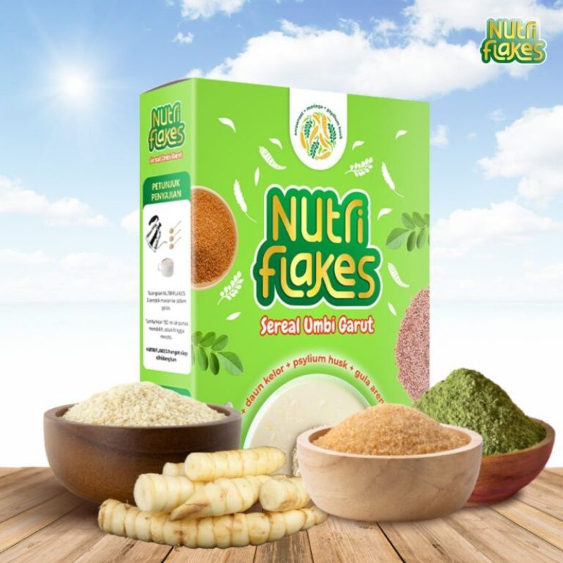 

Nutriflakes minuman serbuk Umbi garut 280g