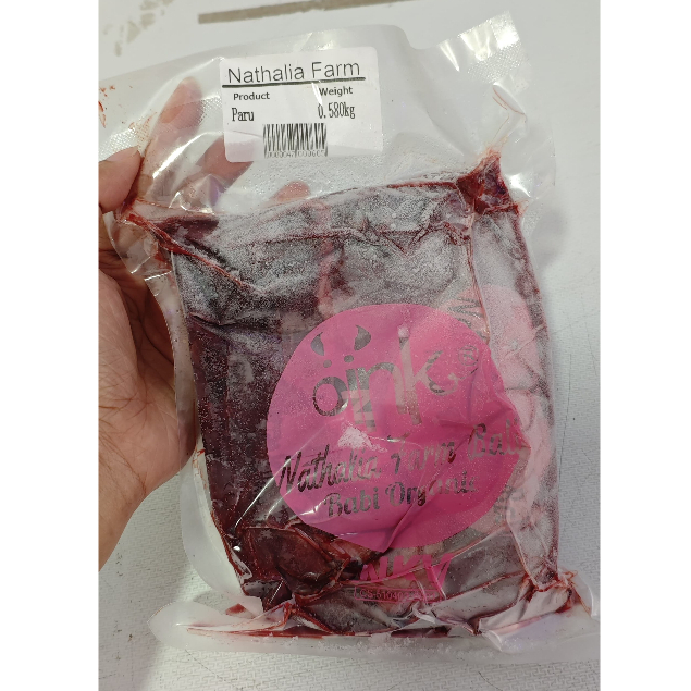 

Jeroan Paru Babi Organik Frozen