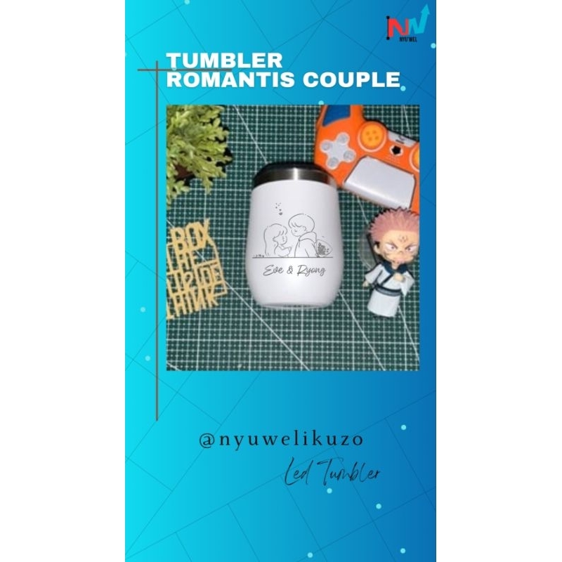 TUMBLER ROMANTIS YOU ARE THE APPLE OF MY EYE