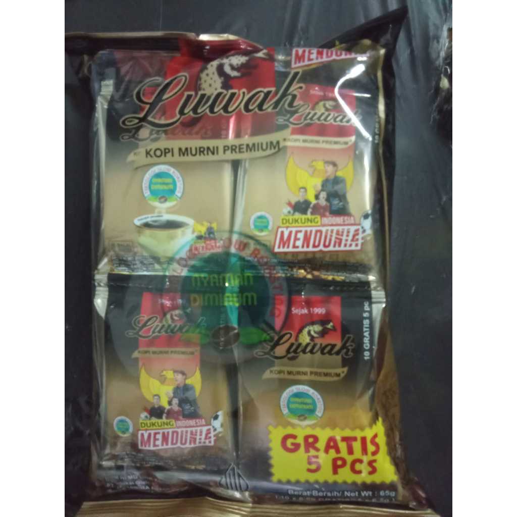 

Kopi Luwak Murni Renceng 10x6.5gr