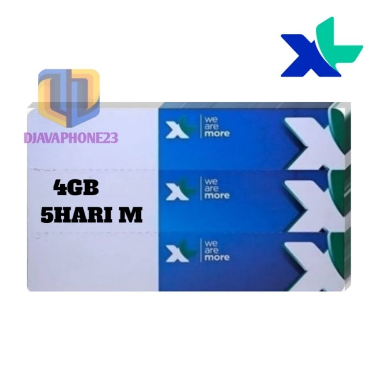 VOUCHER DATA XL 4GB 5HARI M