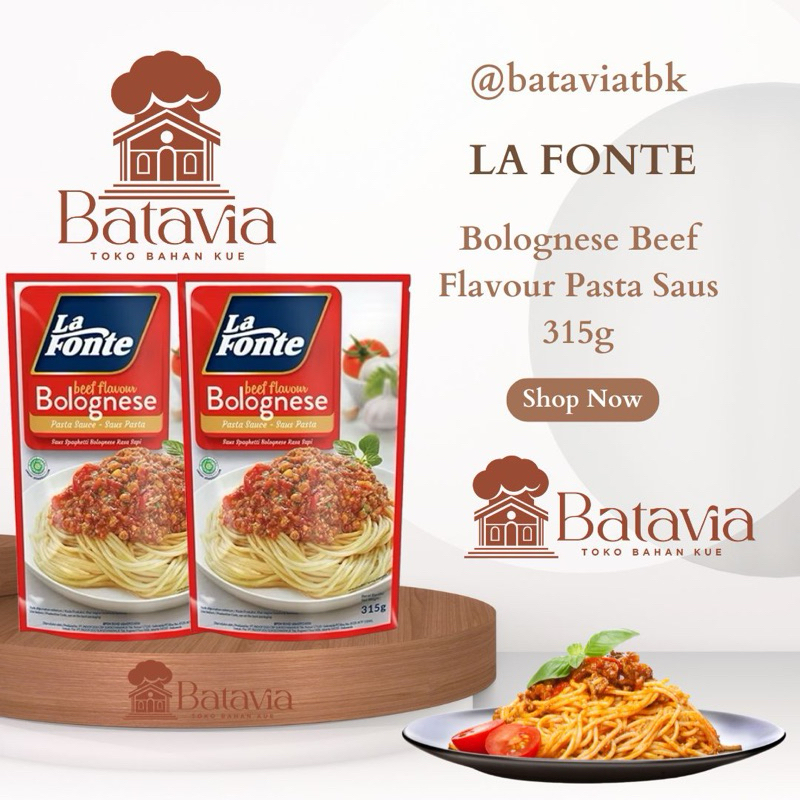 

La Fonte Bolognese Beef Flavour Pasta Saus 315g