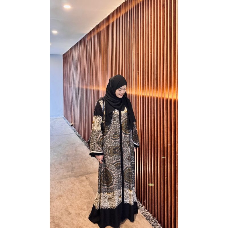 Abaya Daily Motif Eliza dan Zira