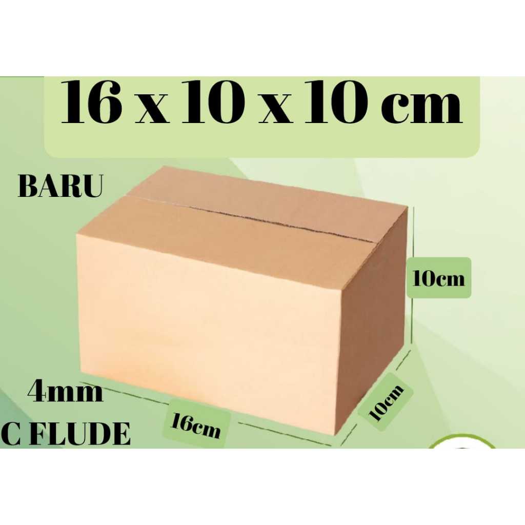 

KARDUS PACKING 16x10x10 CM TEBAL 4MM C-FLUDE SINGLE WALL BOX KARDUS PAKING